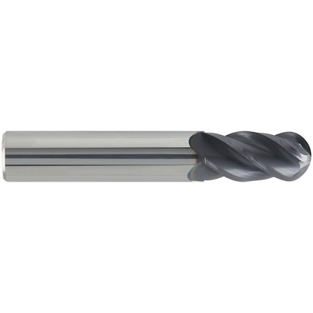 Cgs Tool Hi Velocity Ball End 4Fl 1/4" Dia 3/8" Loc 6" Oal 2* X 2-1/2" Ext. Reach W/Altin Coating HV142-2502